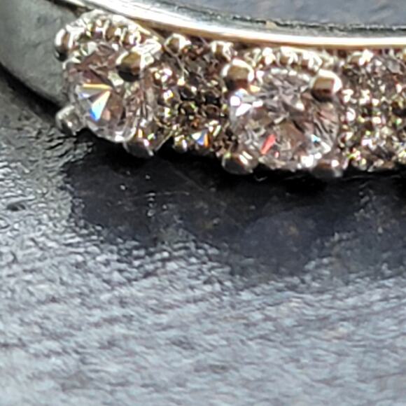Classic Rhodium-Plated Size 9 Eternity Band with Sparkling Diamonds - Picture 9 of 9